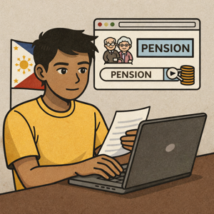 年金について調べるフィリピン人