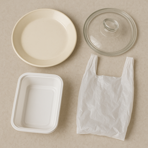 分類がわかりにくいゴミをまとめたイラスト